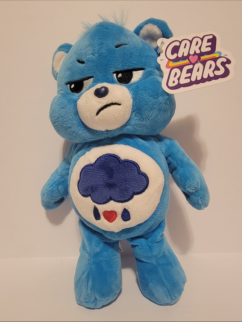 Care Bears Blue Grumpy Bear Plush Toy - Soft Kids Stuffed Animal